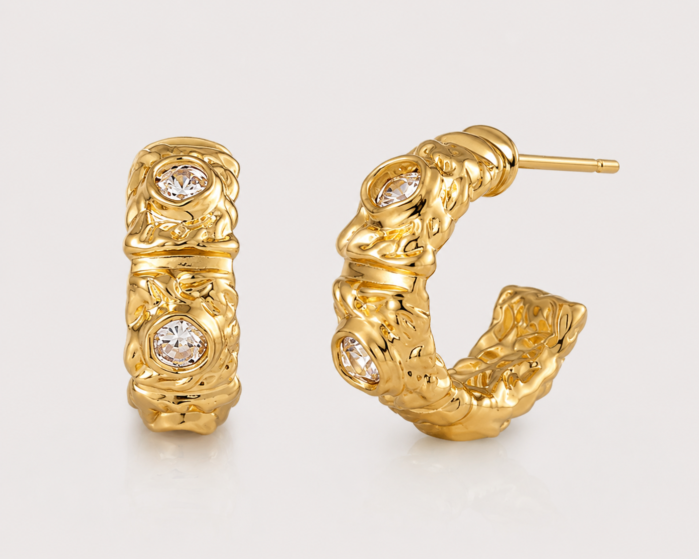 Olympe Earrings in Gold