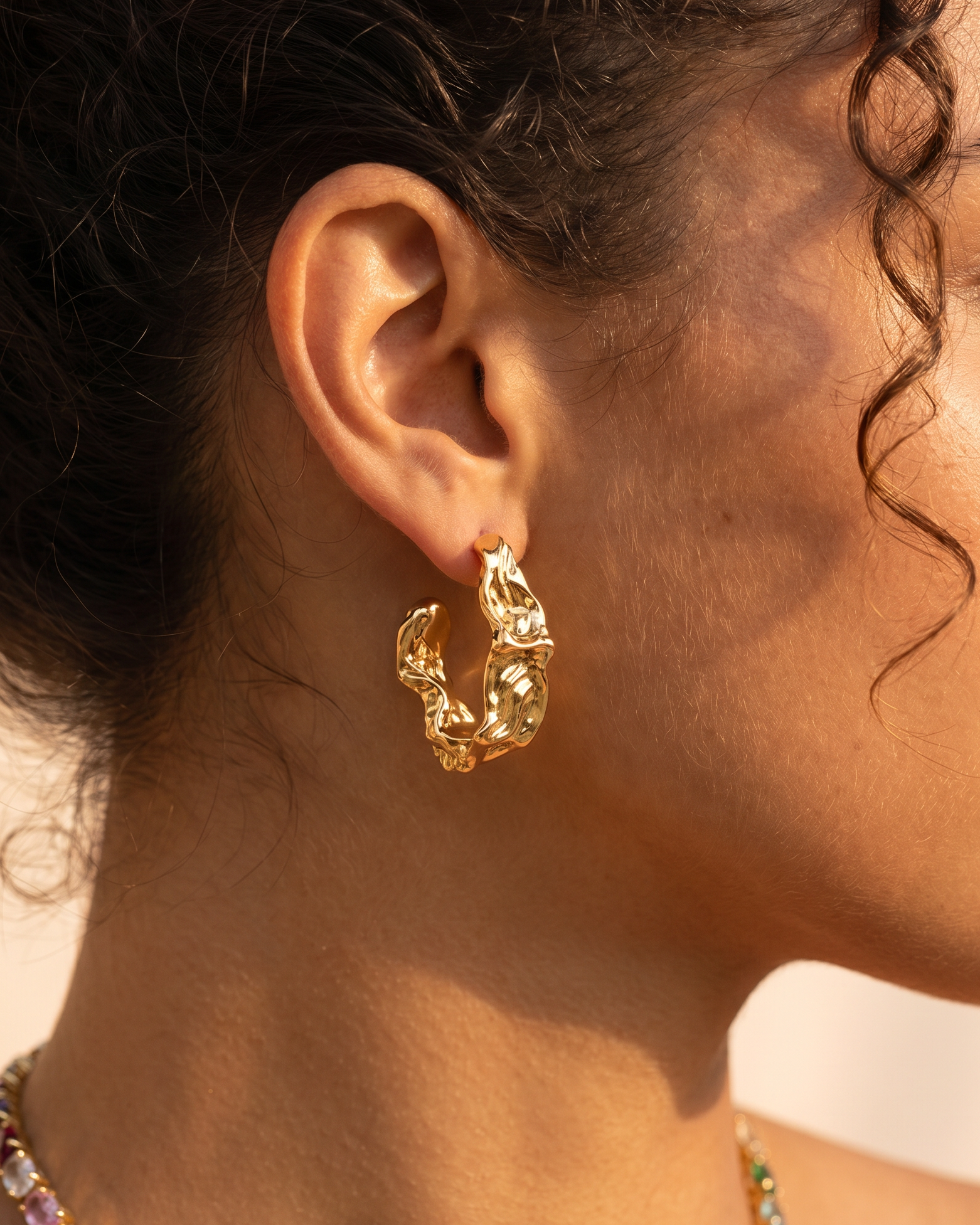 Olympe Earring in gold