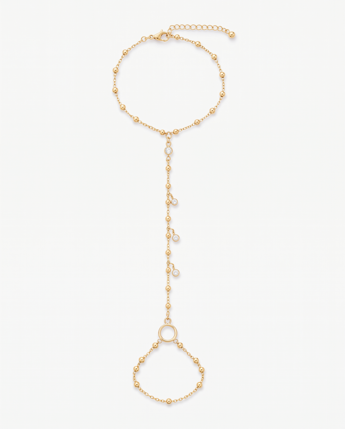 Rhéa Hand Bracelet in Gold