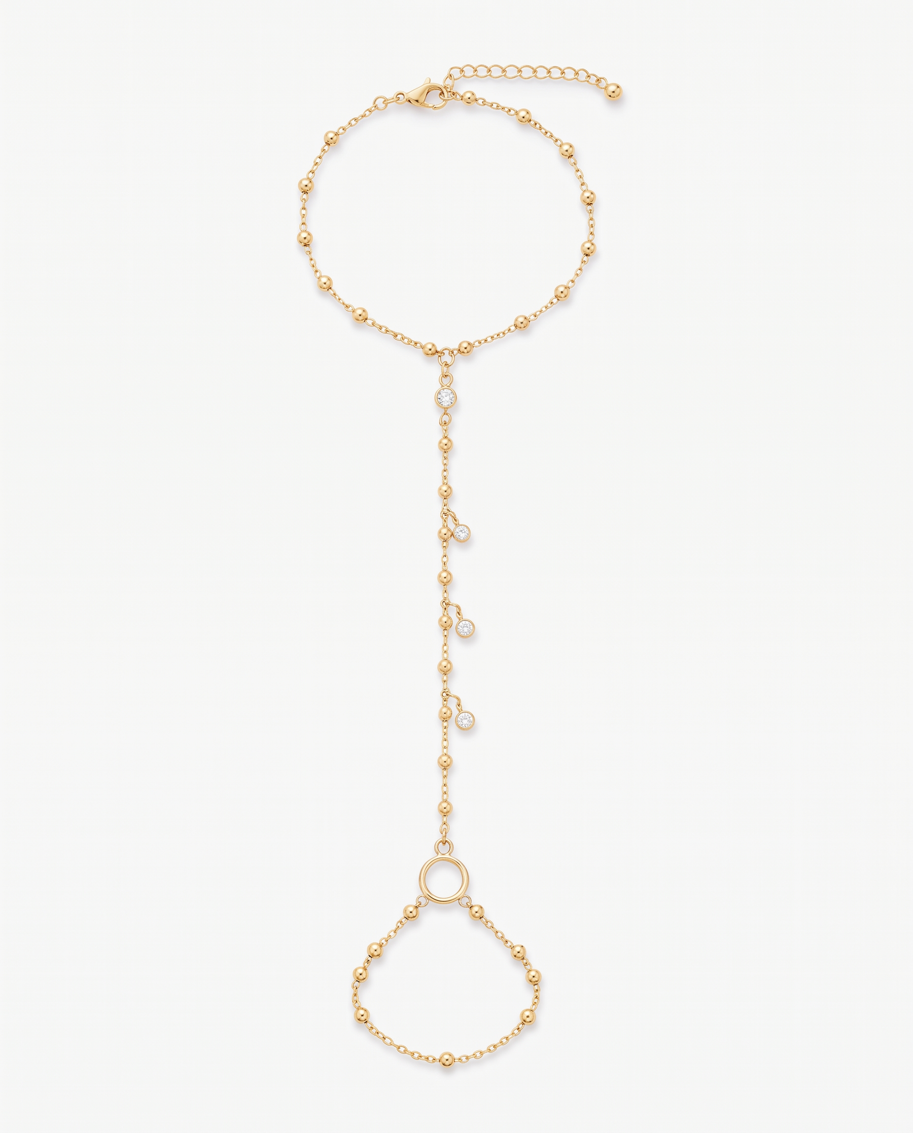 Rhéa Hand Bracelet in Gold