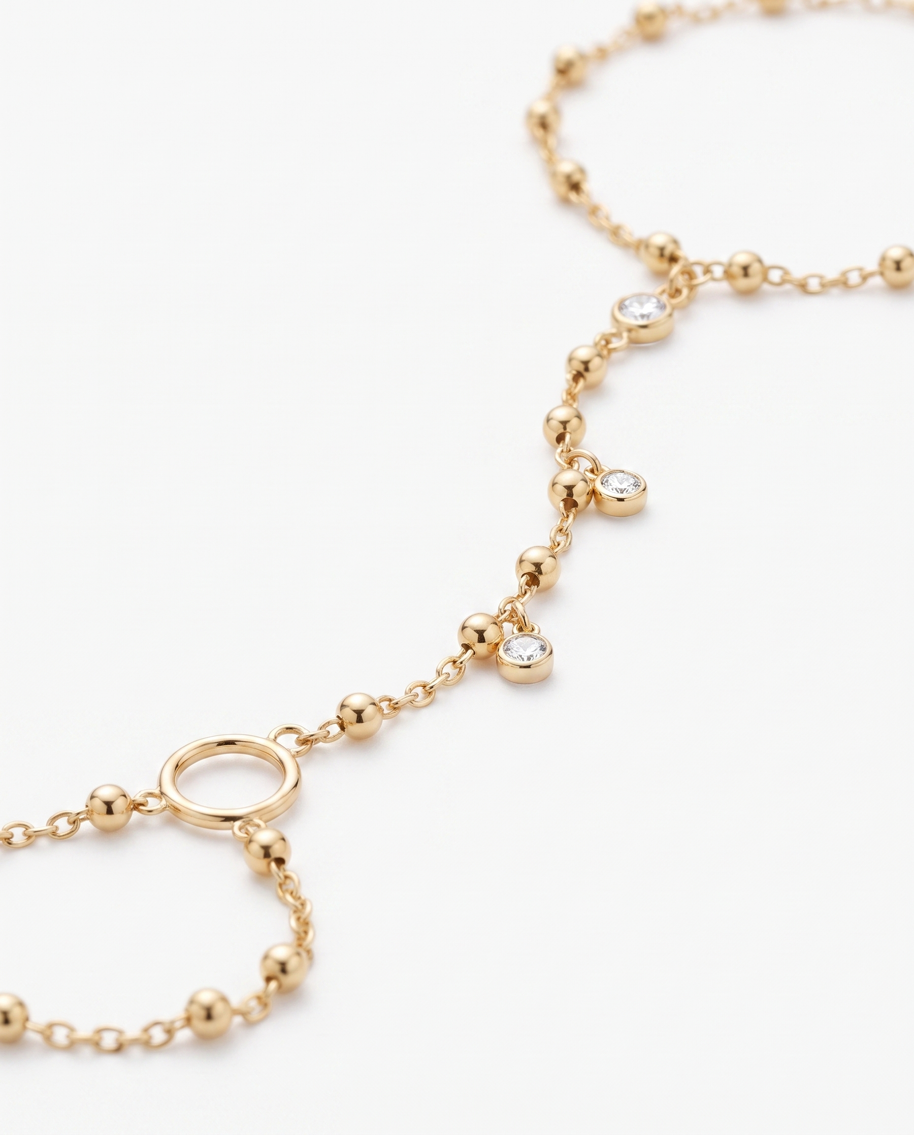 Rhéa Hand Bracelet in Gold